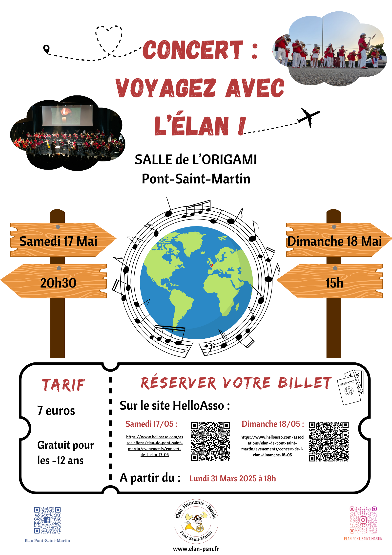 Concert "L'Elan part en voyage"